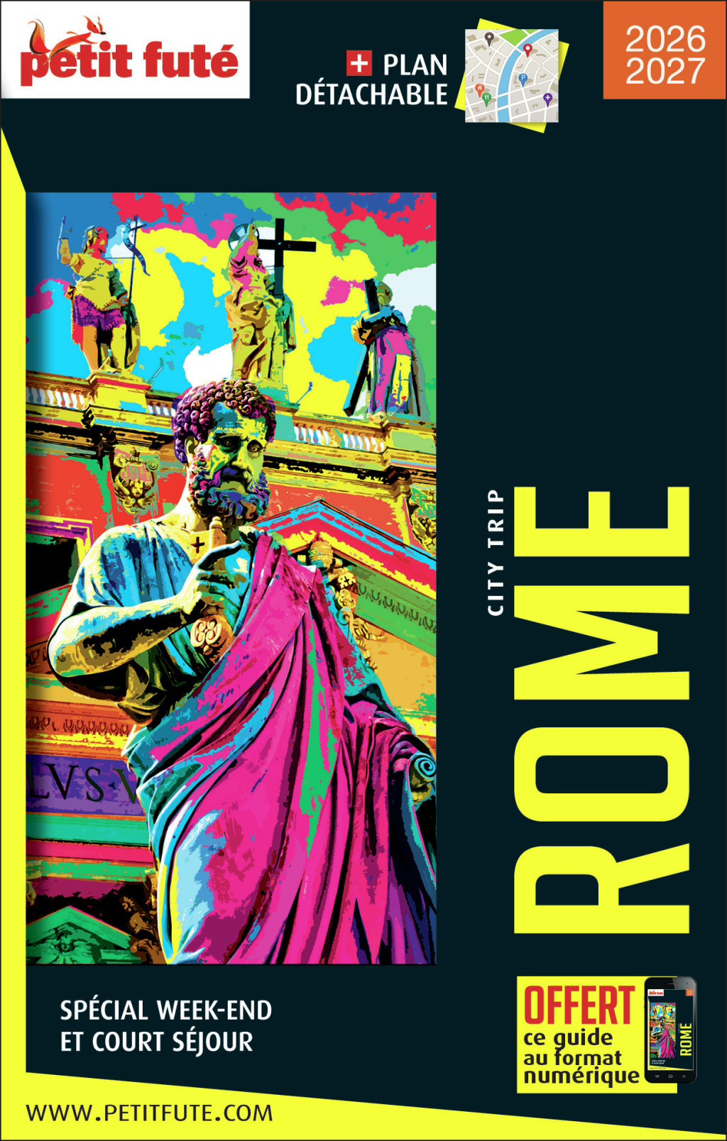 Guide Rome City Trip 2026 City trip Petit Futé -  Auzias d. / labourdette j. & alter, Jean-Paul Labourdette, Dominique Auzias - PETIT FUTE