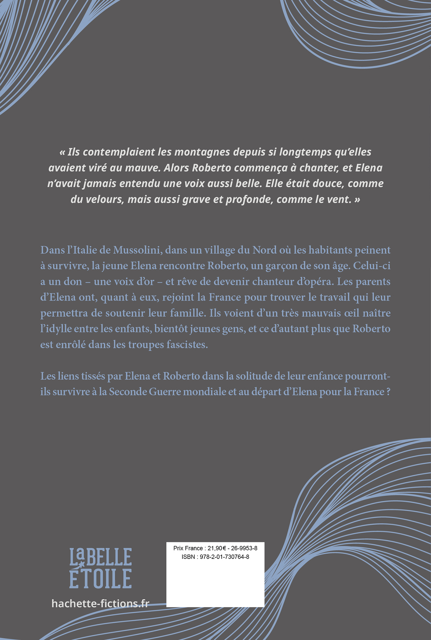 Une jeune Italienne - Franck Petruzzelli - HACHETTE FICTIO