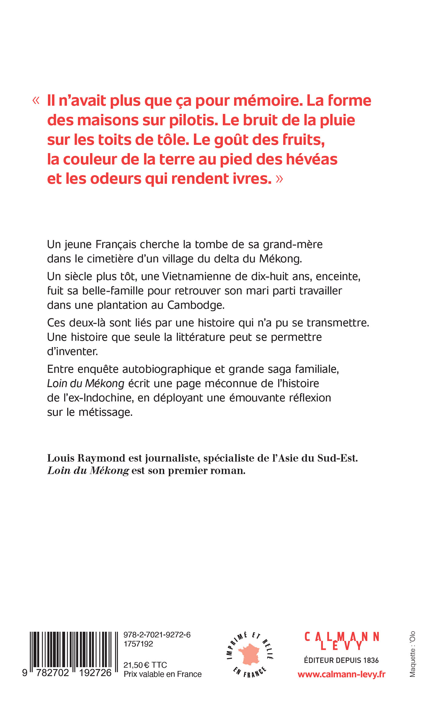 Loin du Mékong - Louis Raymond - CALMANN-LEVY