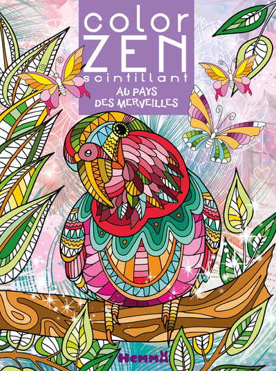 Color Zen scintillant - Au pays des merveilles - COLLECTIF - HEMMA