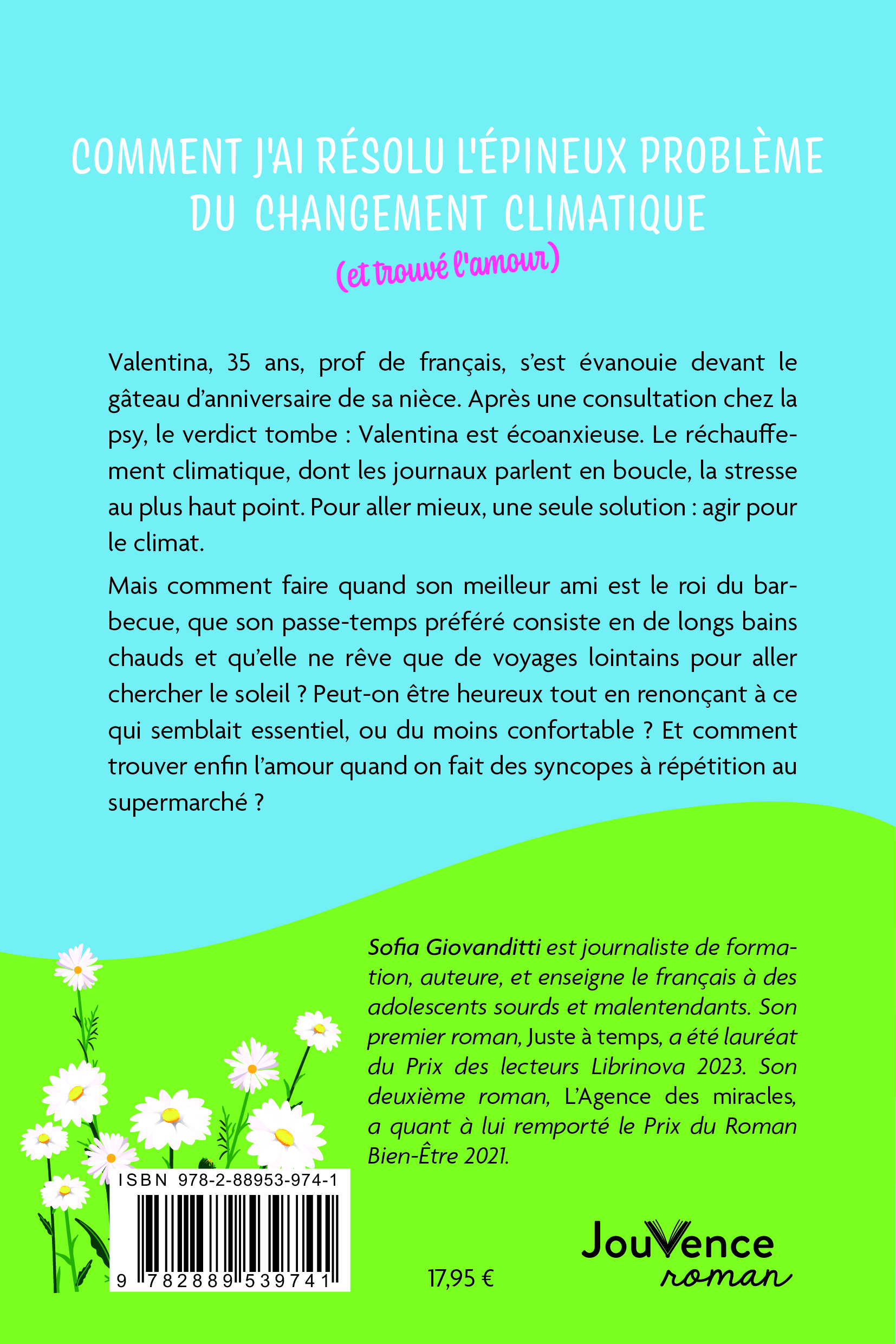 Comment j'ai résolu l'épineux problème du changement climatique (et trouvé l'amour) - Sofia Giovanditti - JOUVENCE