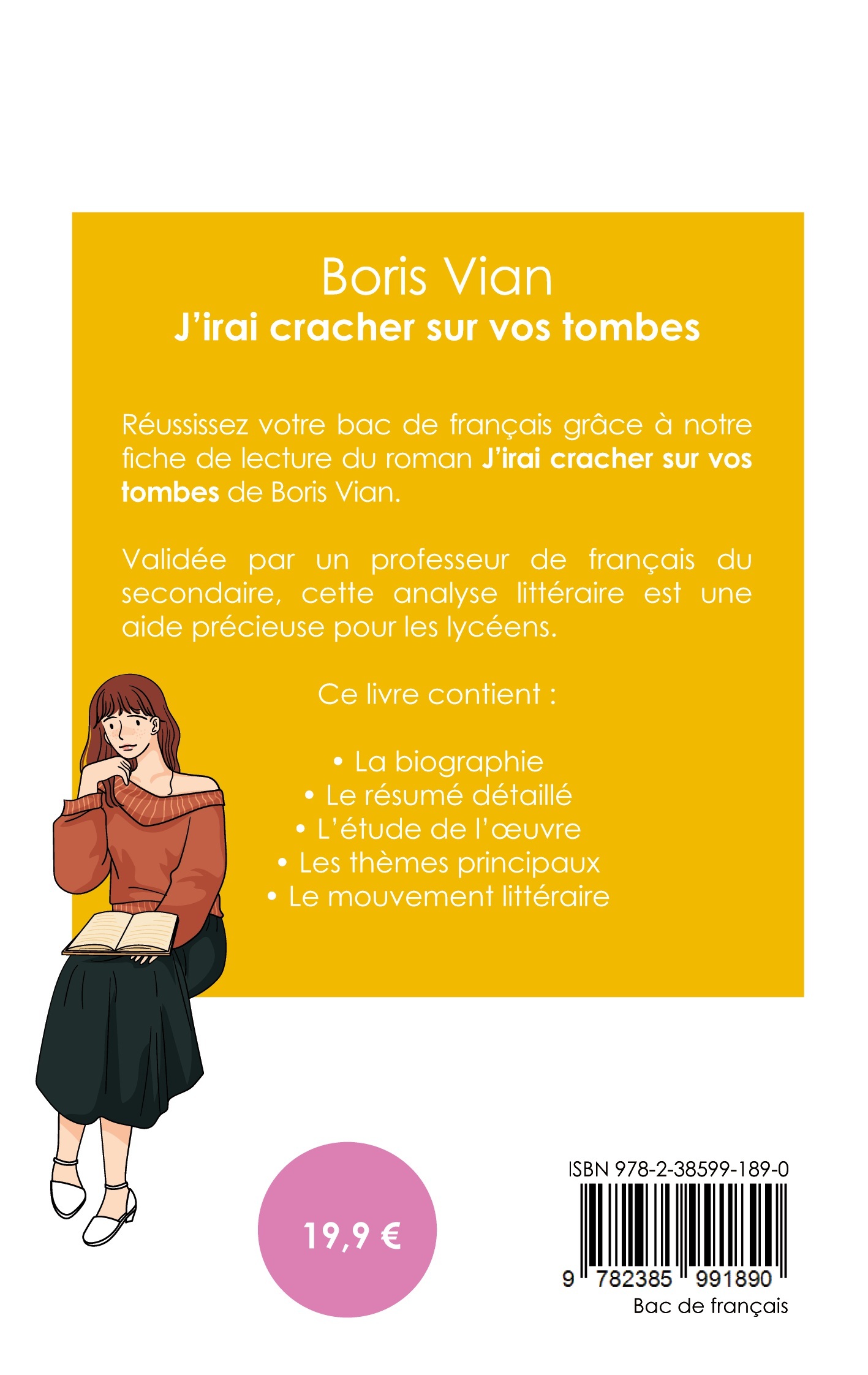 Réussir son Bac de français 2026 : Analyse du roman J'irai cracher sur vos tombes de Boris Vian -  VIAN BORIS, Boris Vian - BAC DE FRANCAIS