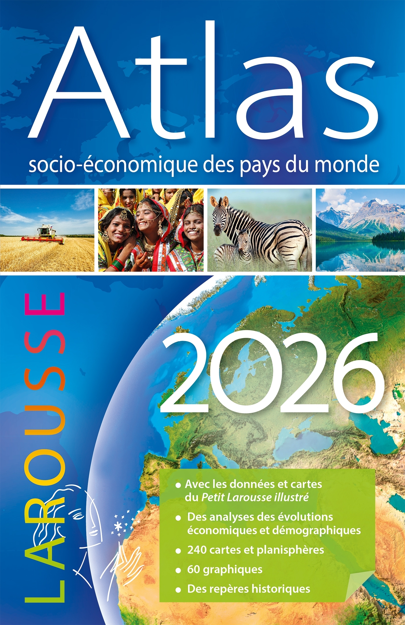 Atlas socio-économique des pays du monde 2026 -  - LAROUSSE