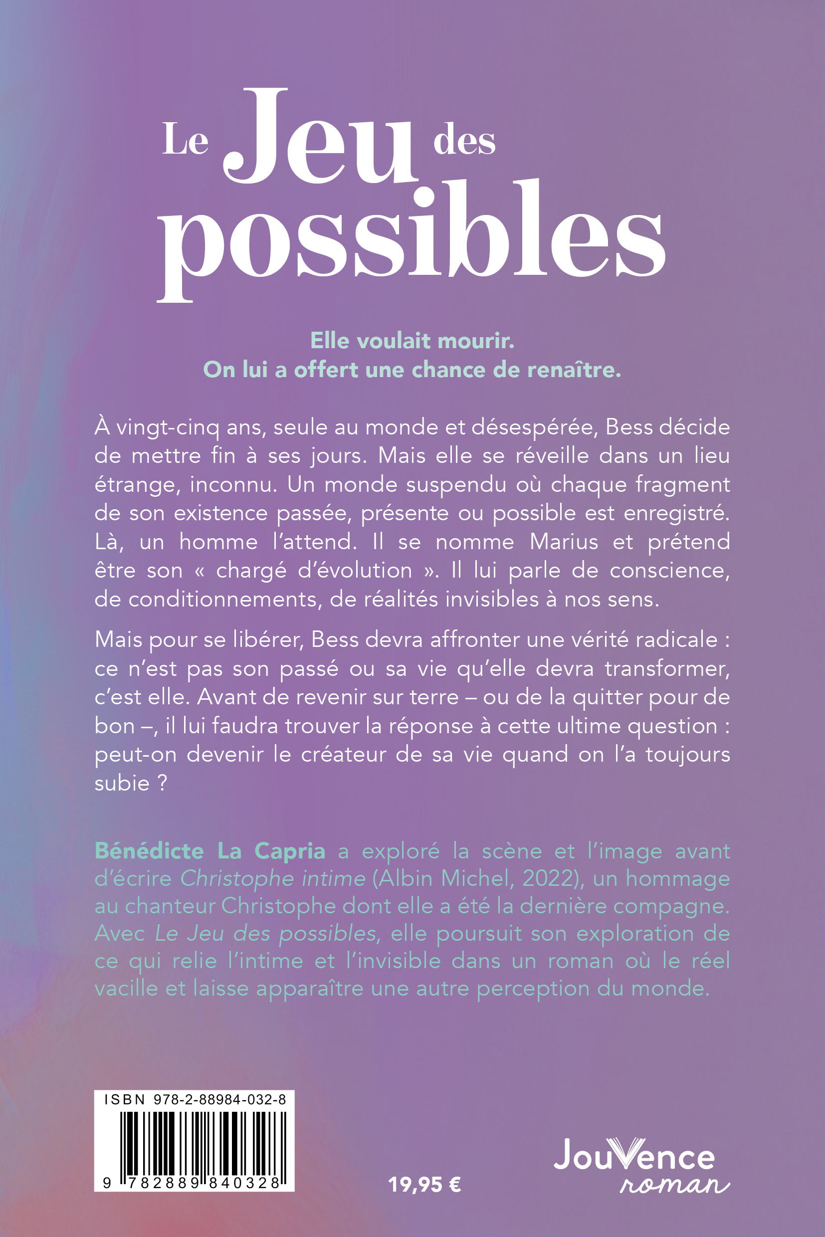 Le Jeu des possibles - Bénédicte La Capria - JOUVENCE