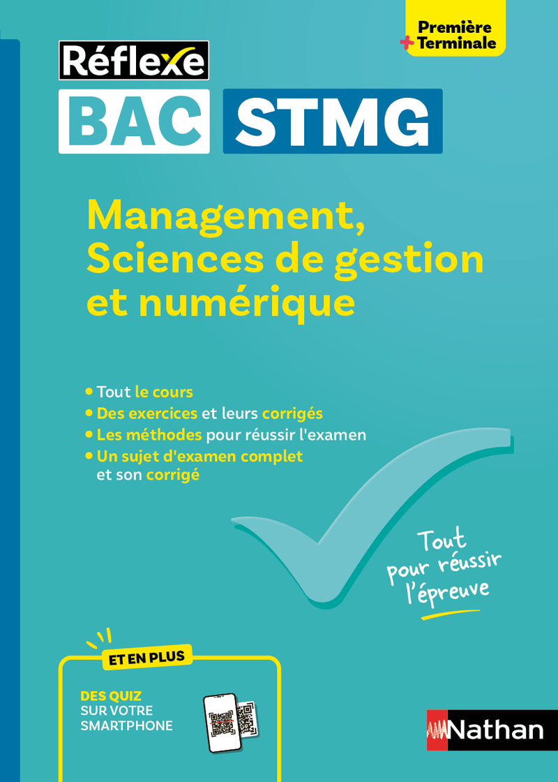 Guide Bac STMG - Spécialité Management, sciences de gestion et numérique 1re/ Tle - Réflexe - N° 27 - Caroline Gonnet, Emmanuelle Marsot, Emmanuelle Sardain - NATHAN