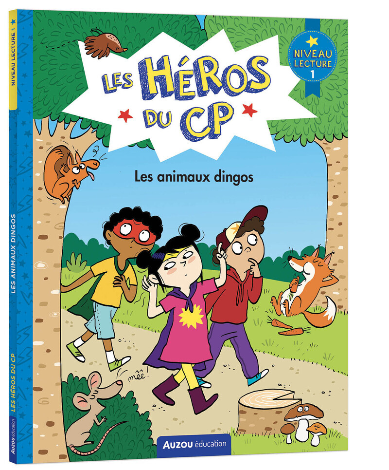 Les héros du cp - niveau 1 - les animaux dingos - Maxime Gillio - AUZOU