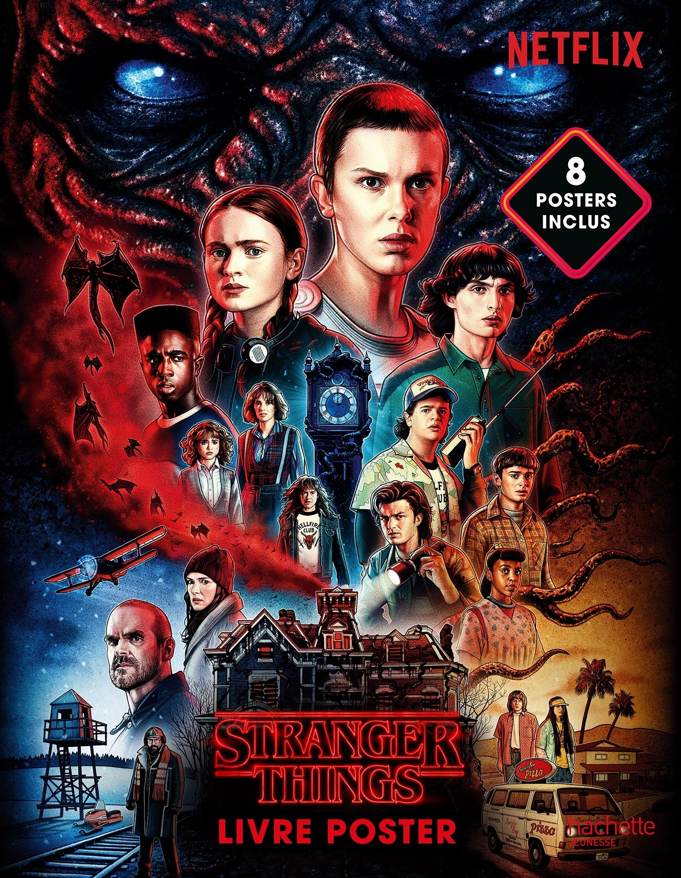 Stranger Things - Livre poster -  Netflix - HACHETTE JEUN.