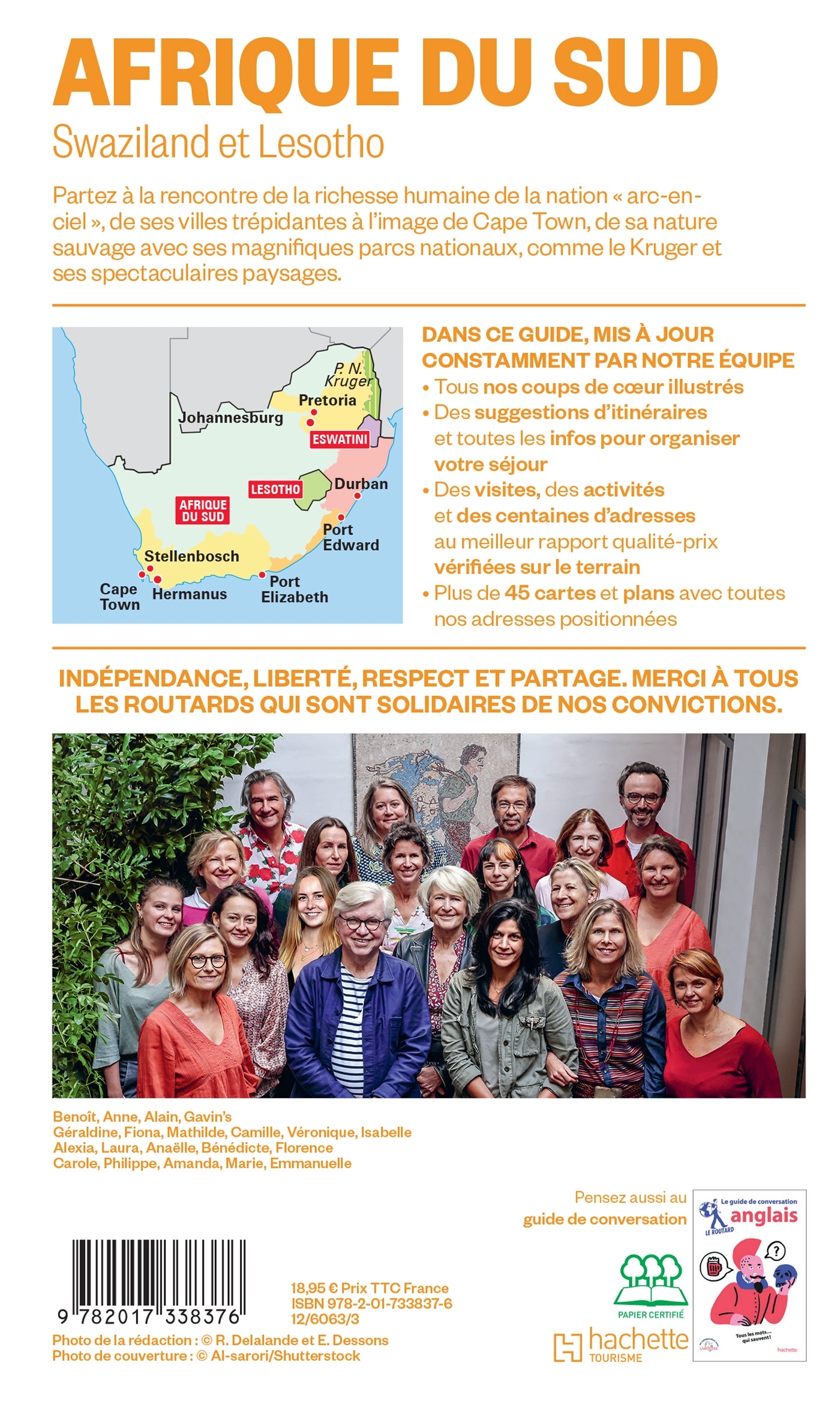 Guide du Routard Afrique du Sud 2026/27 - ERICK ALEXANDERSON ROSAS,   - HACHETTE TOURI