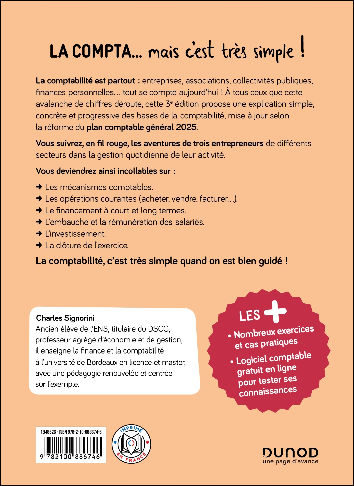 La compta... mais c'est très simple ! 3e éd. - Charles Signorini - DUNOD