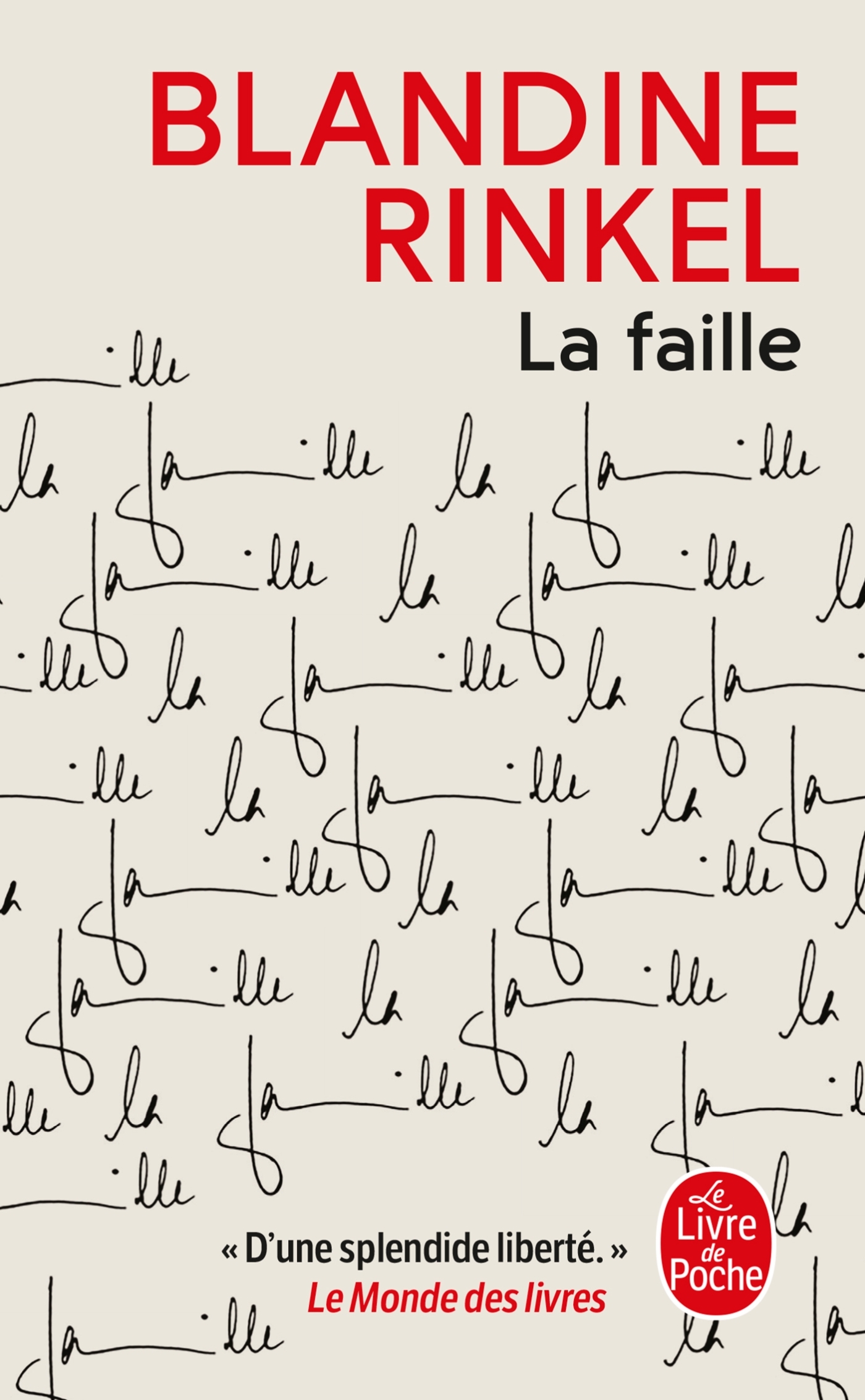 La Faille - Blandine Rinkel - LGF