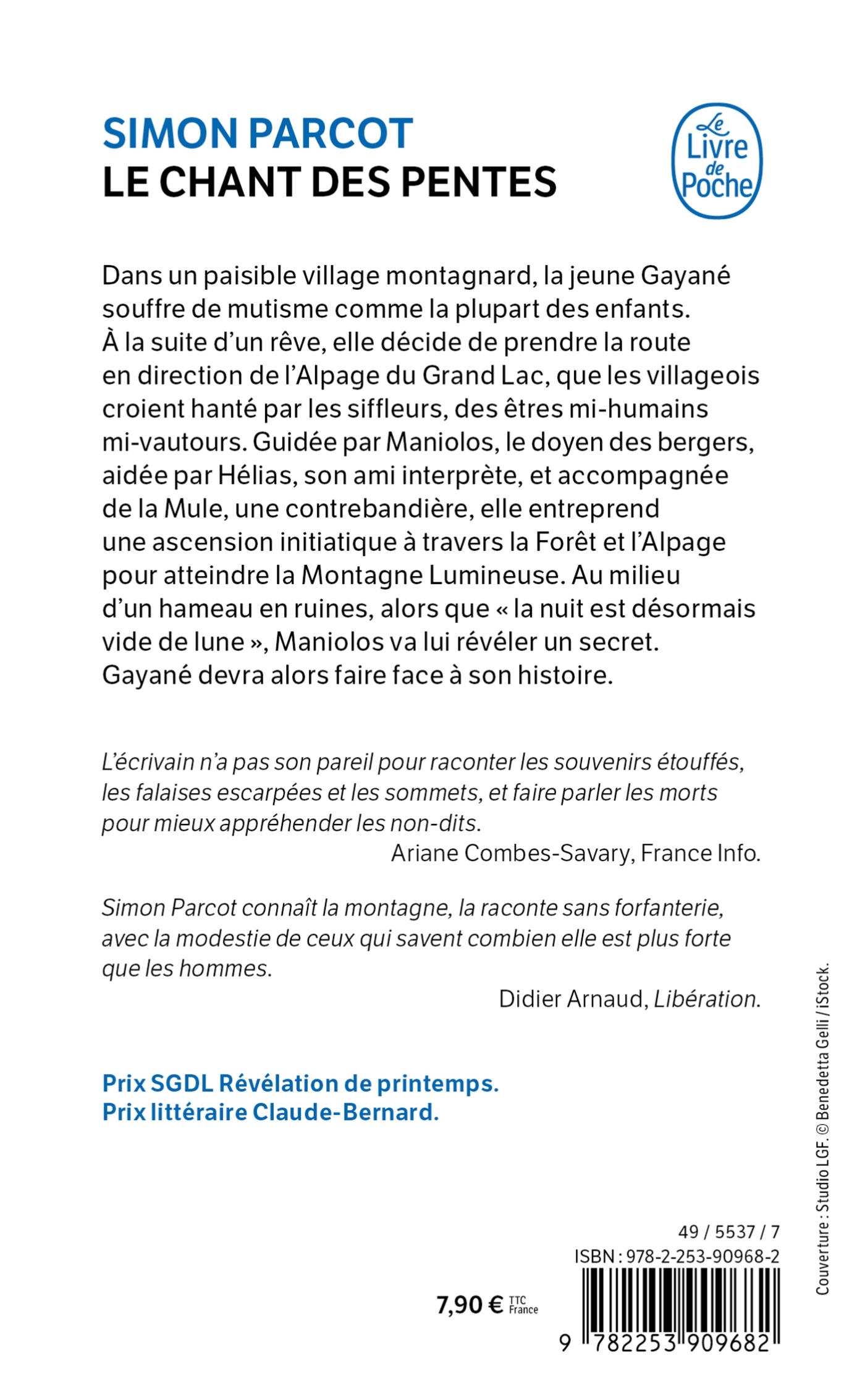 Le Chant des pentes - Simon PARCOT - LGF