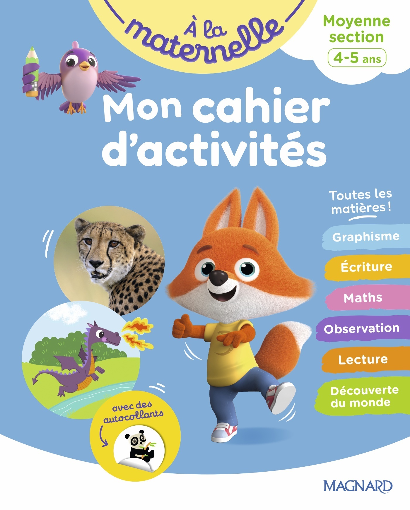 Mon cahier d'activités MS - A la maternelle - Irène Cabaleiro-Jouade, Irène Cabaleiro - MAGNARD