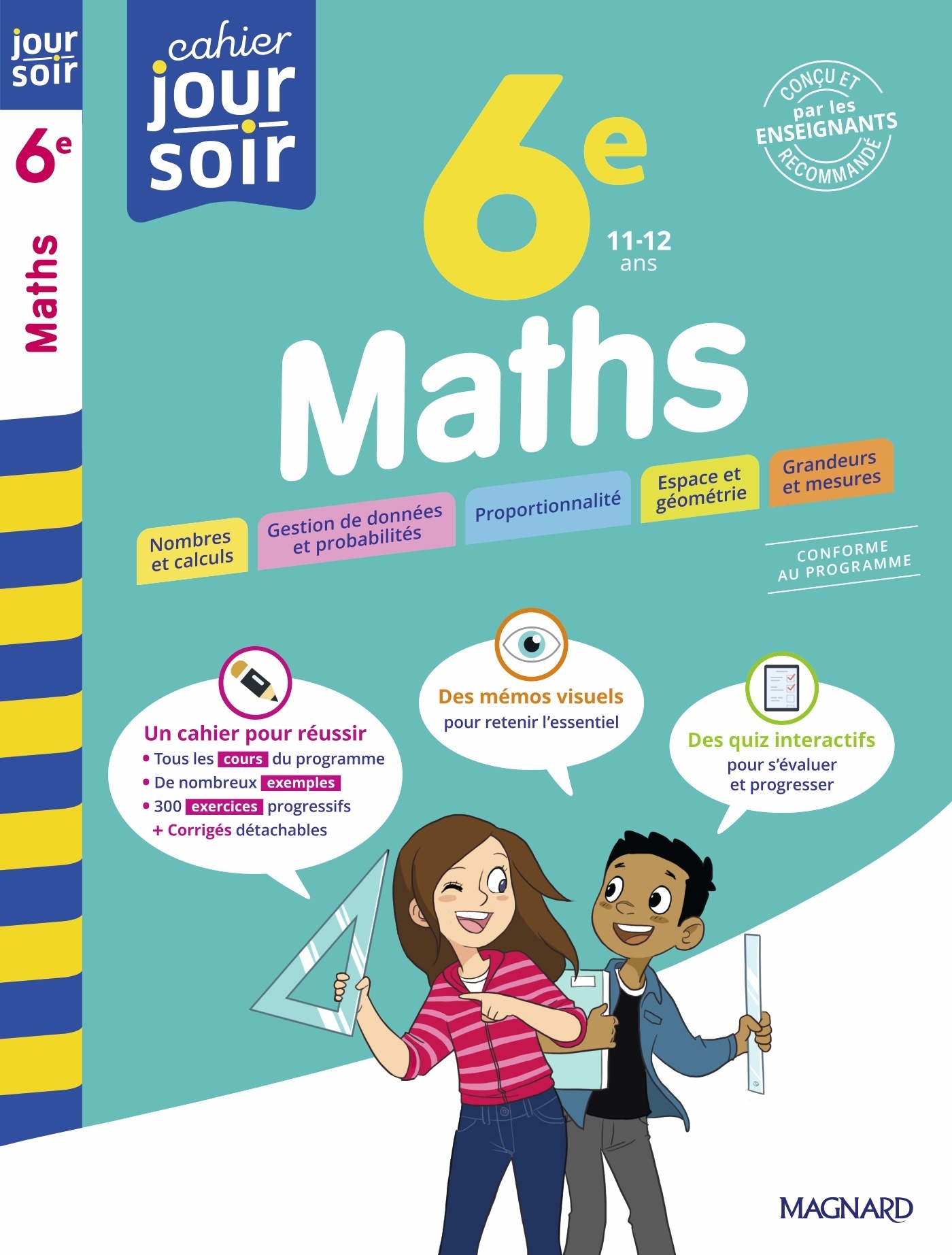 Maths 6e - Cahier Jour Soir - Annie Le Goff, Françoise Peynaud - MAGNARD