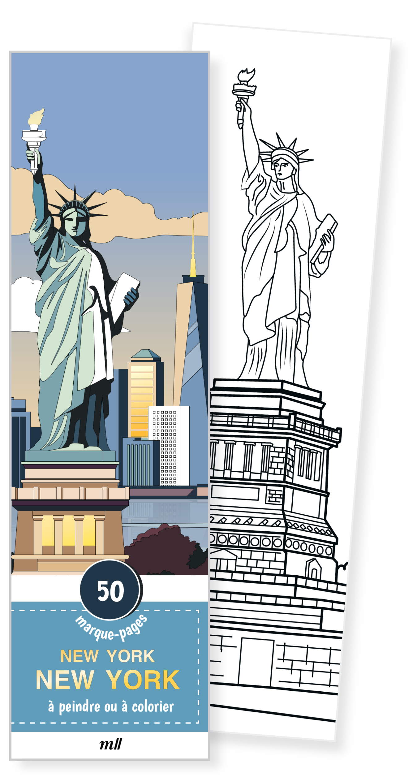 Marque-pages - New York New York -  Collectif,  Collectif mll - MERCILESLIVRES
