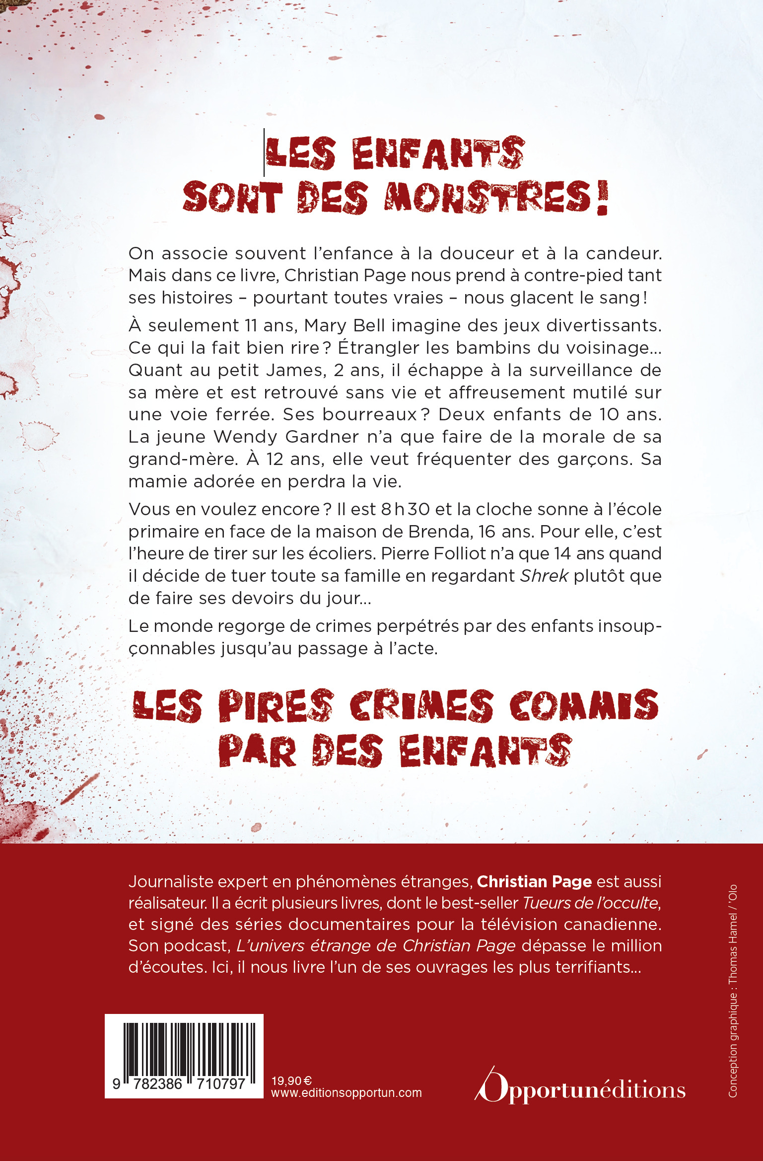 Les Enfants tueurs - Christian Page - OPPORTUN