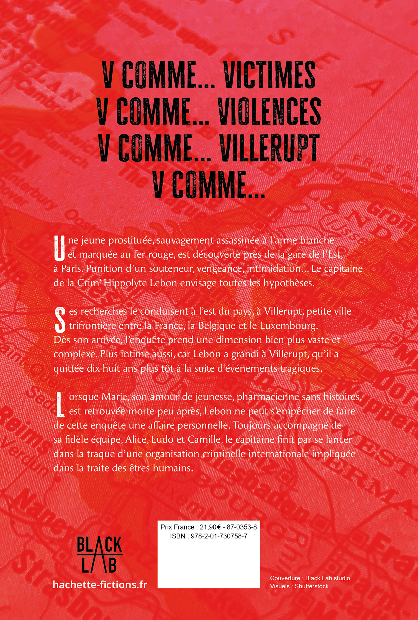 V comme... - Sandrine Lucchini - HACHETTE FICTIO