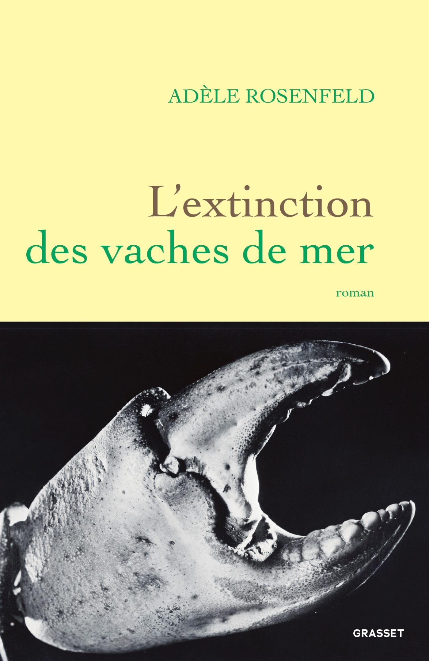 L'extinction des vaches de mer - Adèle Rosenfeld - GRASSET