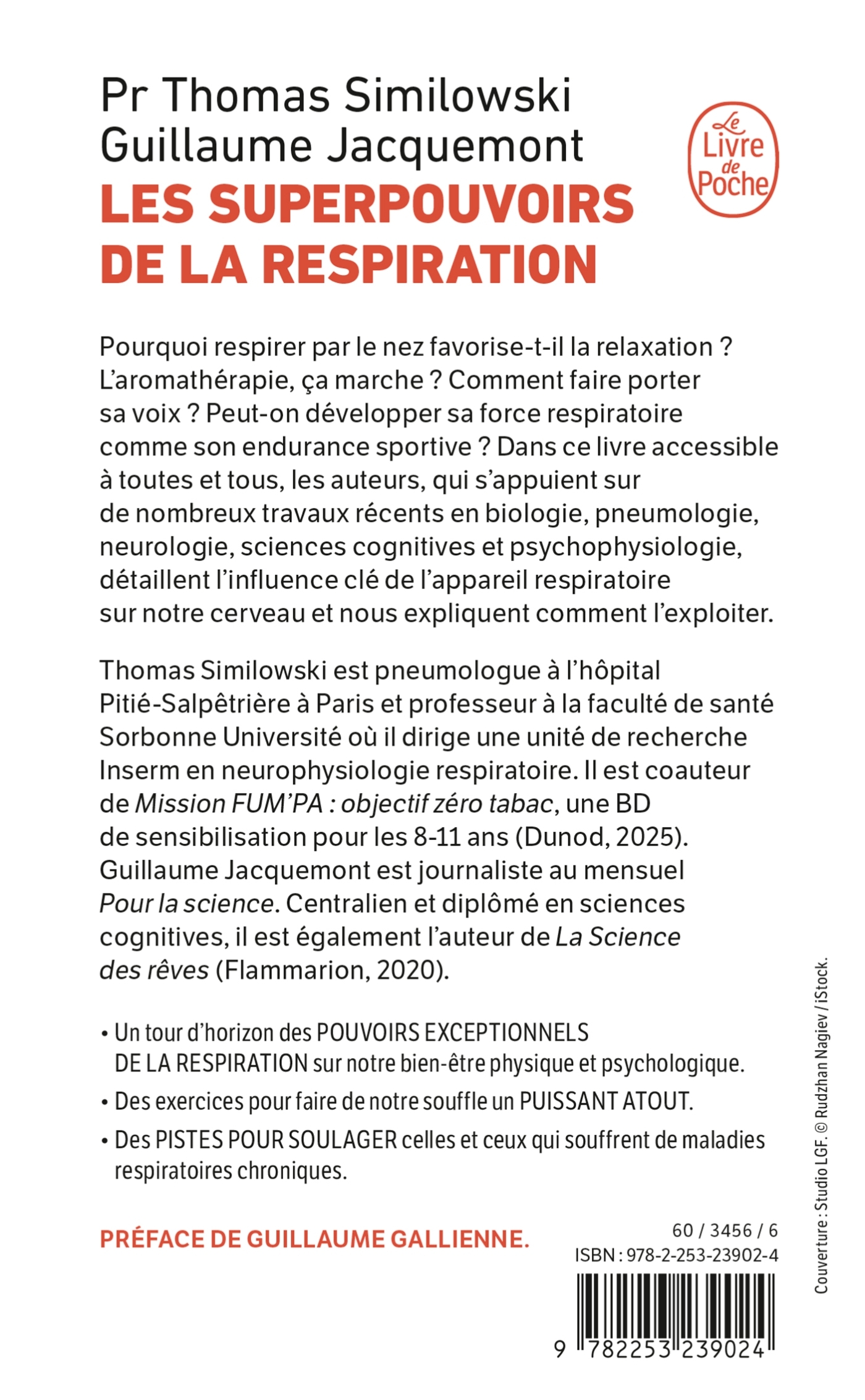 Les Superpouvoirs de la respiration - Thomas Similowski, Guillaume Jacquemont - LGF