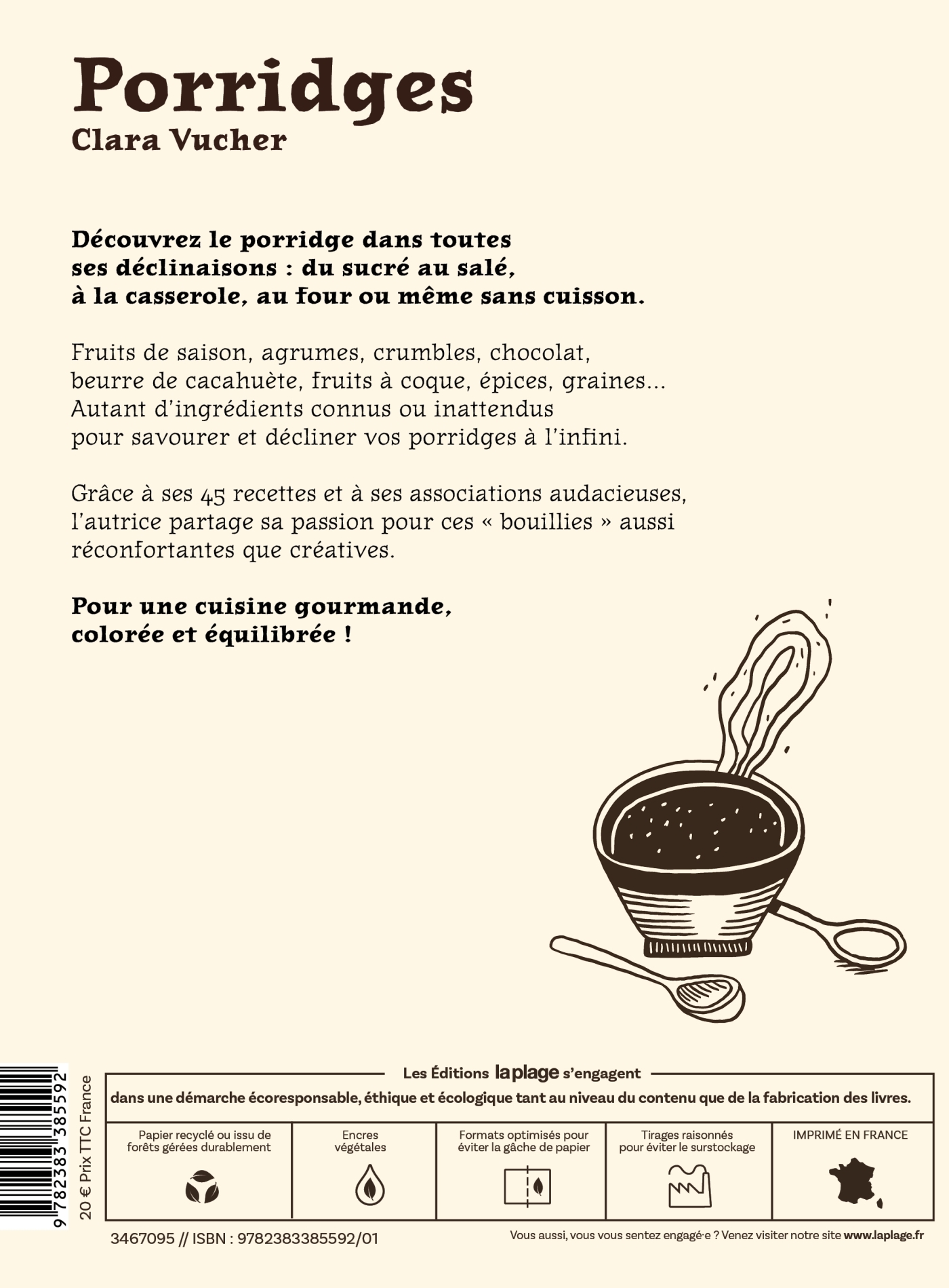 Porridges - Clara Vucher - LA PLAGE