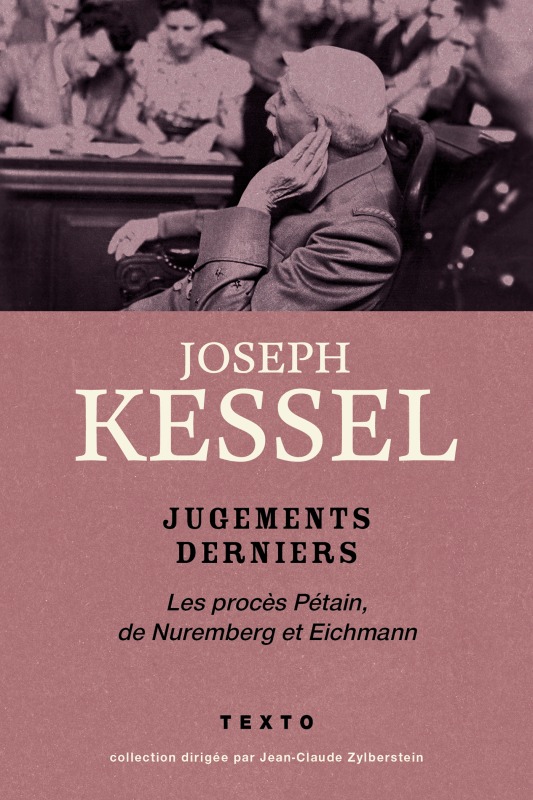Jugements derniers - Joseph Kessel - TALLANDIER
