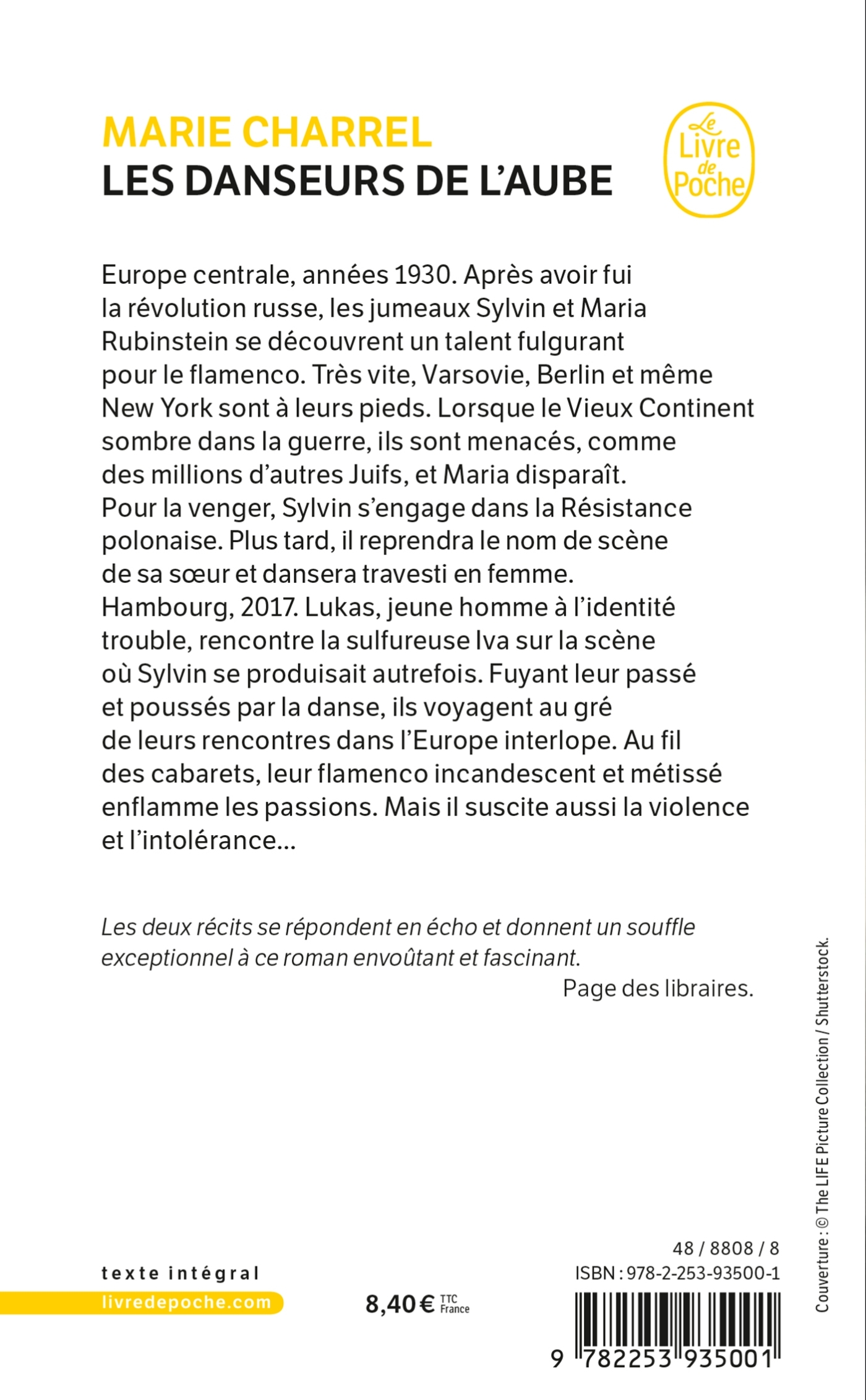 Les Danseurs de l'aube - Marie Charrel - LGF