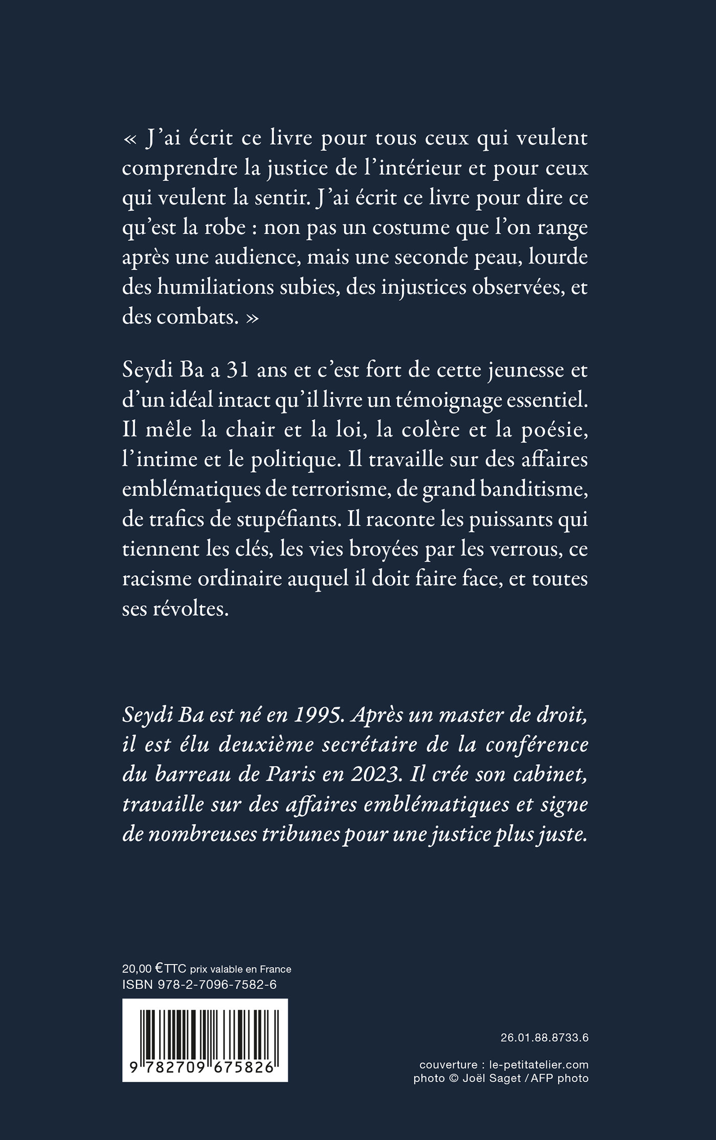 Comme on traverse un feu - Seydi Ba - LATTES