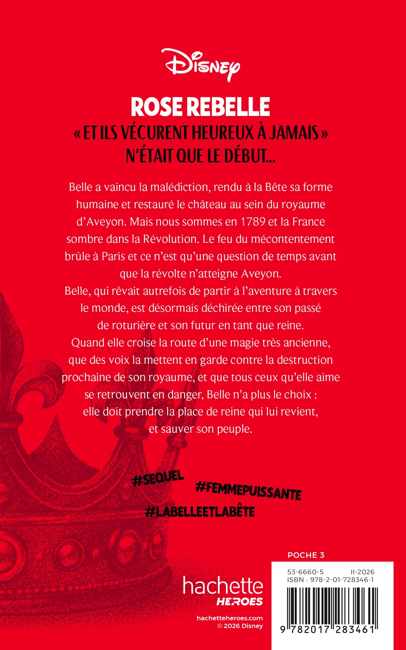 Rose rebelle - édition poche - Emma Theriault - HACHETTE HEROES