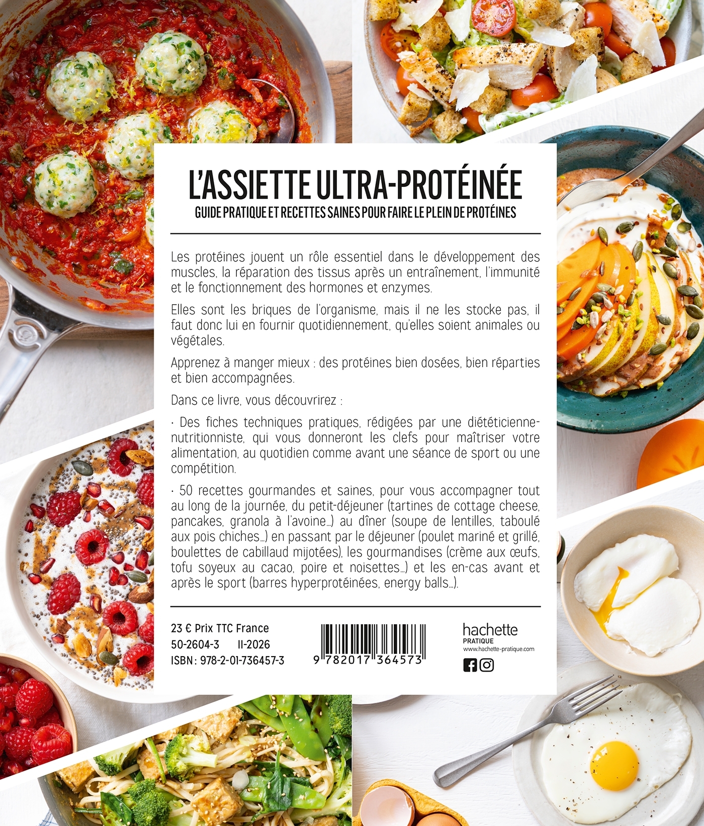 L'assiette ultra-protéinée - Axel Heulin, Coralie Ferreira, Camille Chioukh-Petit - HACHETTE PRAT