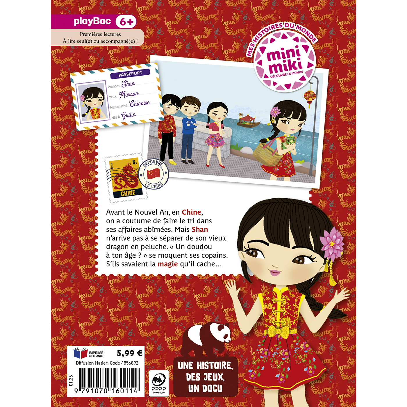 Minimiki - Le nouvel An de Shan - nouvelle édition -  Nadja - PLAY BAC