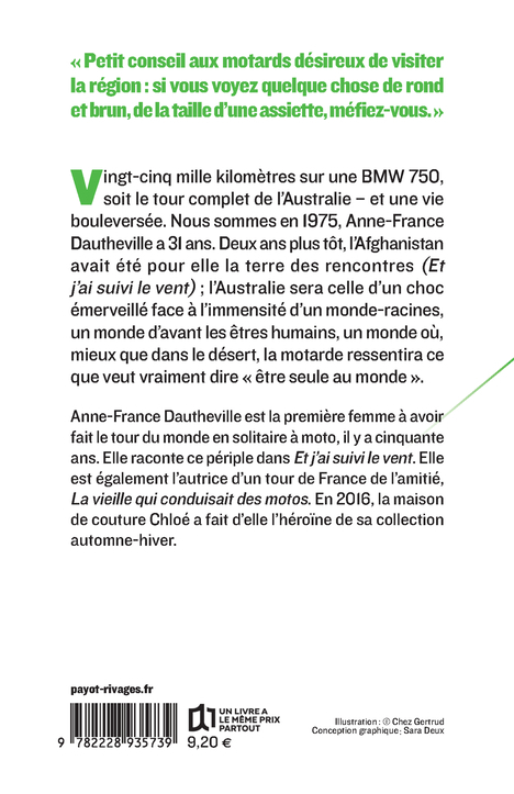 L'Australie, c'est en bas à droite - Anne-France Dautheville - PAYOT