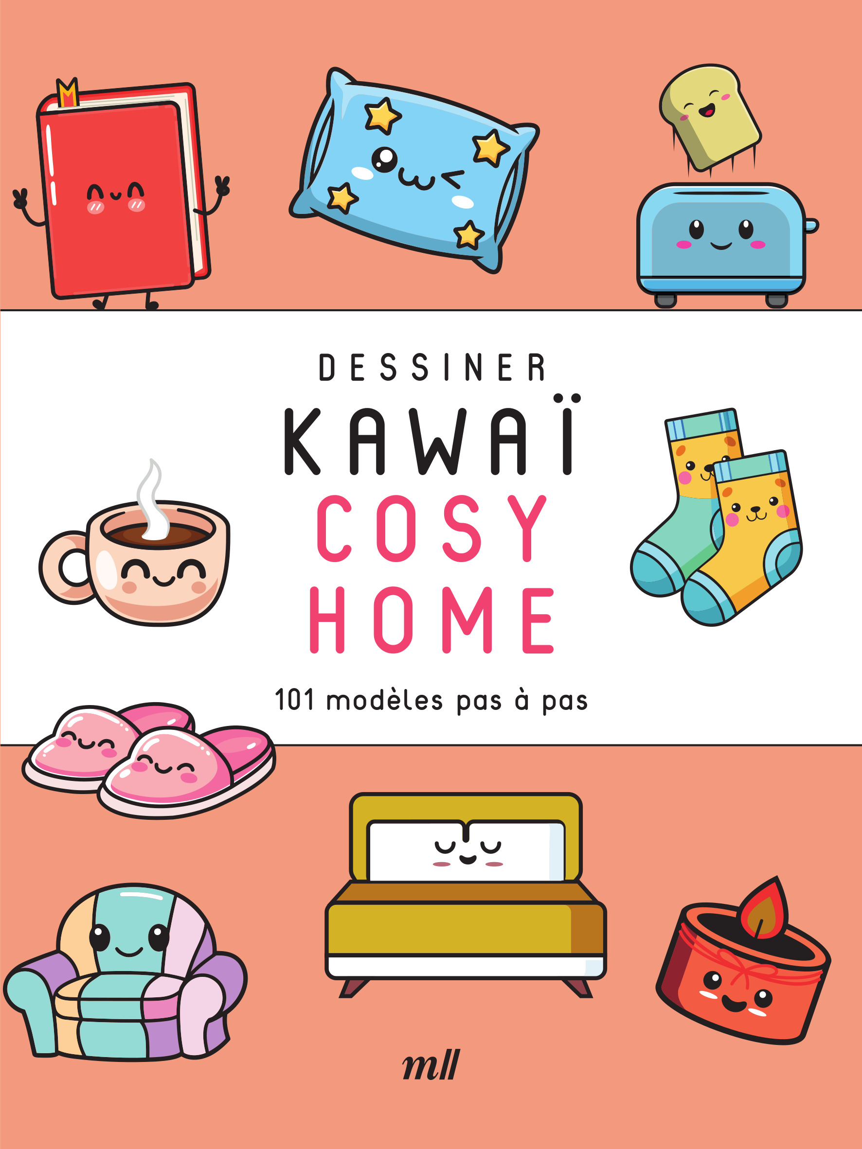 Dessiner Kawaï - Cosy Home -  Collectif - MERCILESLIVRES