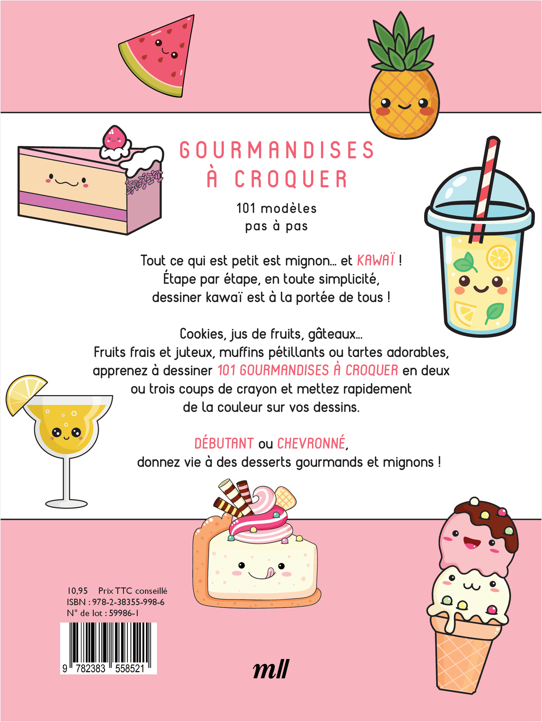 Dessiner Kawaï - Gourmandises à croquer -  Collectif - MERCILESLIVRES