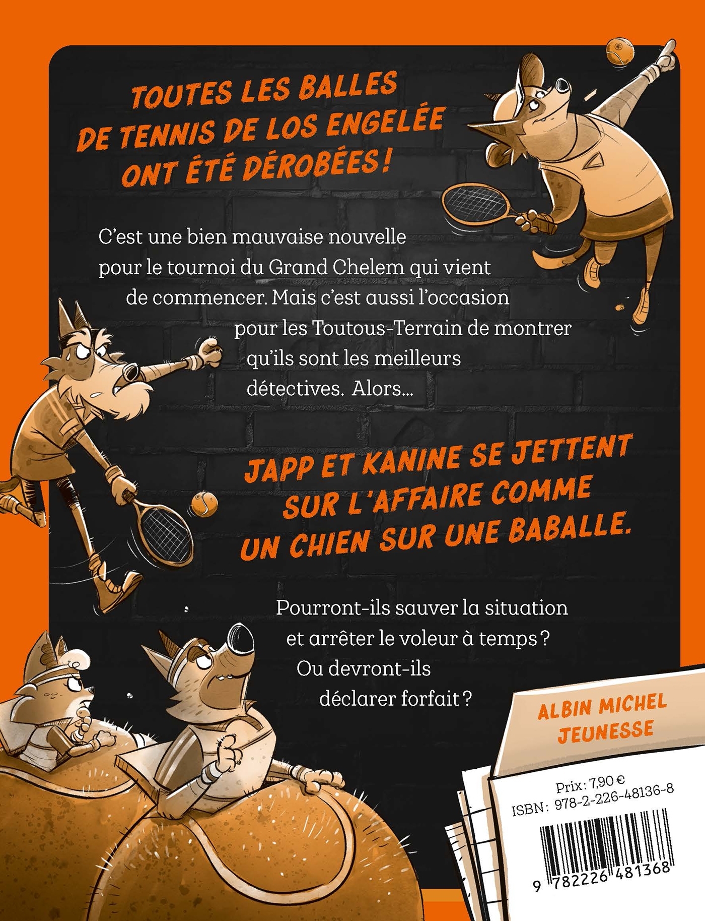 L'Agence Toutou-Terrain - tome 3 - Jeu, set et ouaf ! - Kate Kemple, Jol Kemple - ALBIN MICHEL