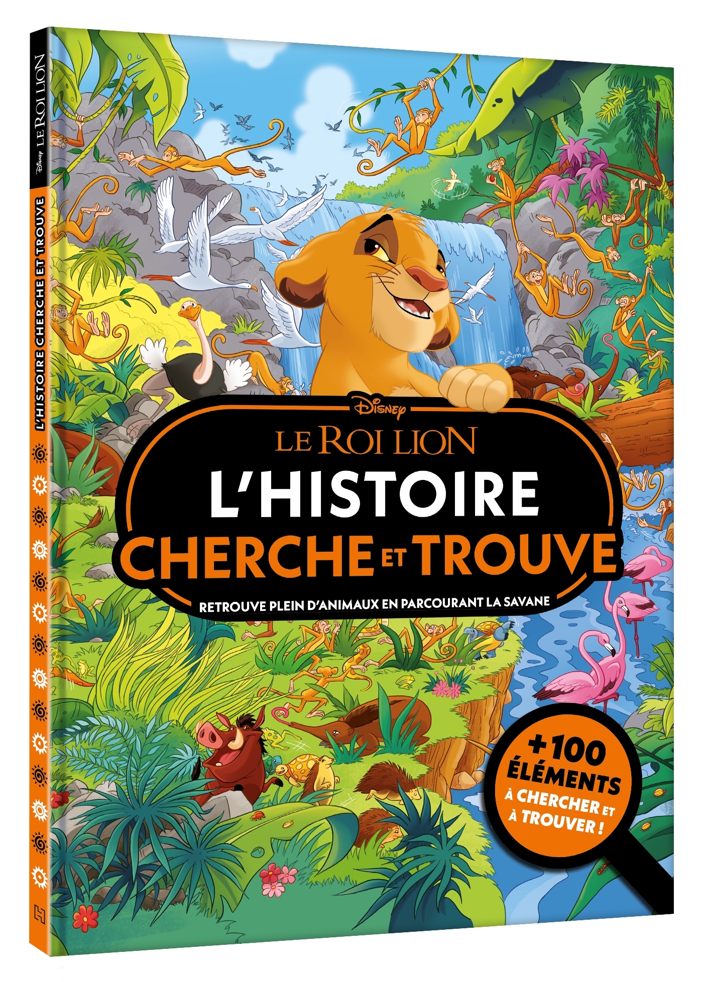 LE ROI LION - Où se cache ? - L'histoire de Simba - Cherche et Trouve - Disney -  - DISNEY HACHETTE
