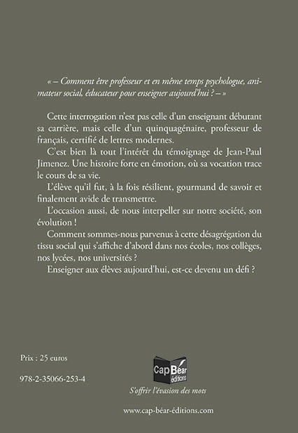 Désagrégé ! - Jean-Paul Jimenez - CAP BEAR