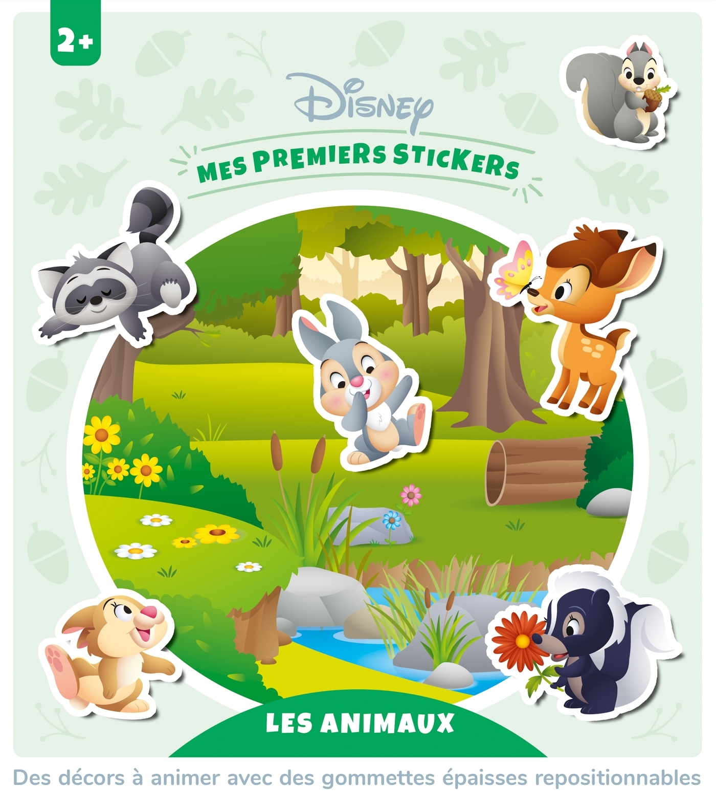 DISNEY BABY - Pochettes stickers mousse repositionnables - Animaux -  - DISNEY HACHETTE