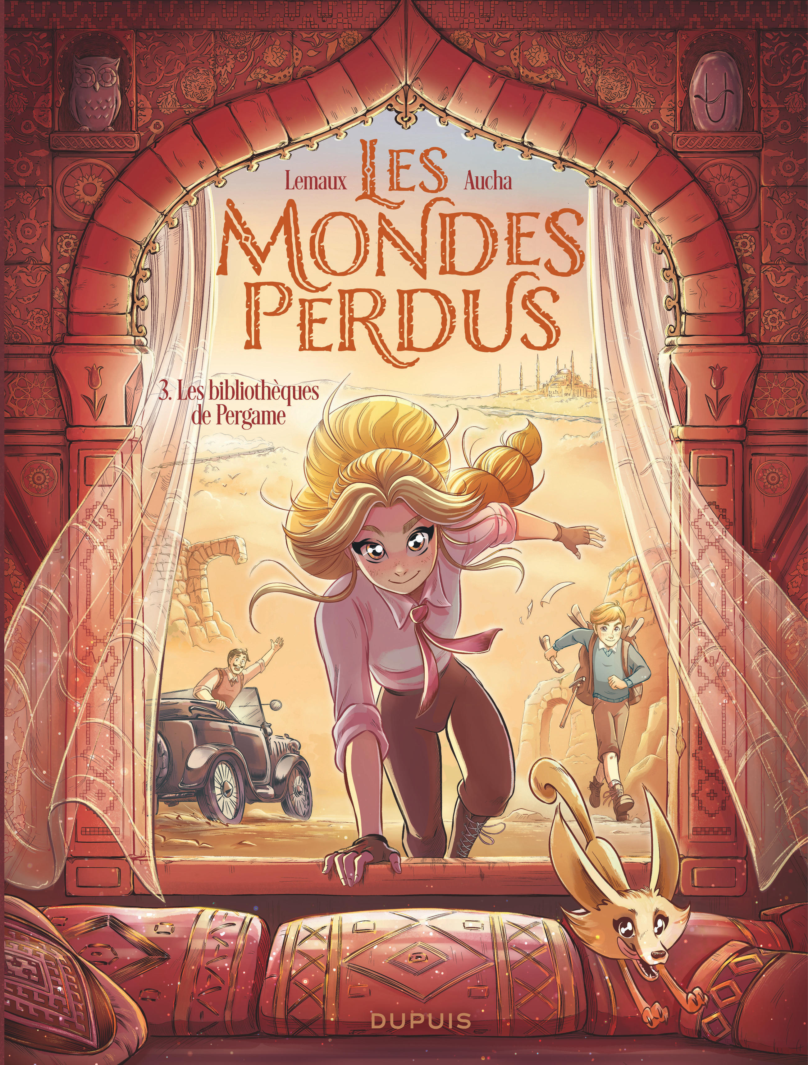 Les Mondes perdus - Tome 3 - Les bibliothèques de Pergame -  Aucha - DUPUIS