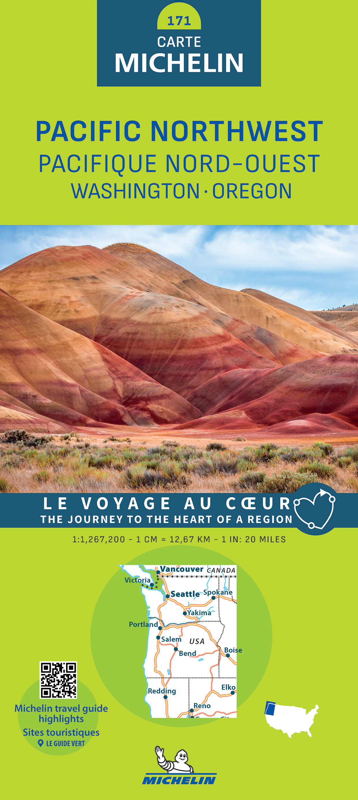 Carte Zoom Pacific NorthWest / Pacifique Nord-Ouest - XXX - MICHELIN