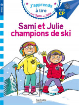 J'apprends a lire avec sami et julie : cp niveau 3  -  sami et julie, champions de ski