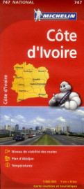 Carte nationale monde - carte nationale cote d-ivoire / ivory coast