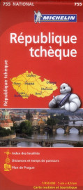 Carte nationale europe - carte nationale tchequie / czechia
