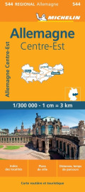 Carte regionale europe - carte regionale allemagne centre-est