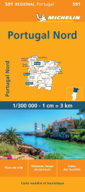 Carte regionale portugal nord