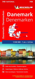 Carte nationale europe - carte nationale danemark / denemarken