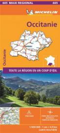 Carte regionale france - carte regionale maxi - occitanie