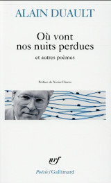 Ou vont nos nuits et autres poemes