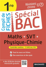 Special bac : compil de fiches  -  maths-physique-chimie-svt  -  1re bac 2022  -  tout le programme des 3 specialites