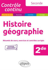 Controle continu : histoire-geographie  -  2de (edition 2019)