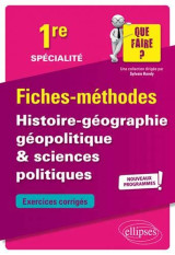 Specialite histoire-geographie, geopolitique #038; sciences politiques - premiere - nouveaux programmes