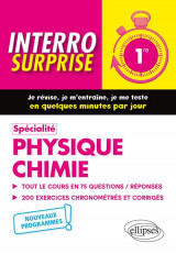 Interro surprise  -  specialite physique-chimie  -  1re  -  nouveaux programmes (edition 2020)